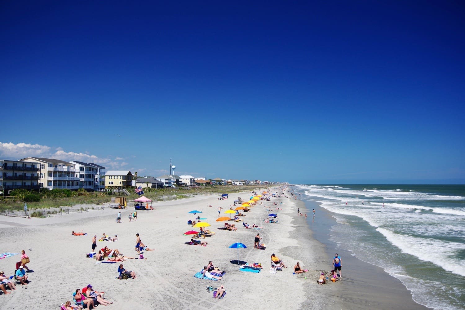 Folly Beach from pier sc